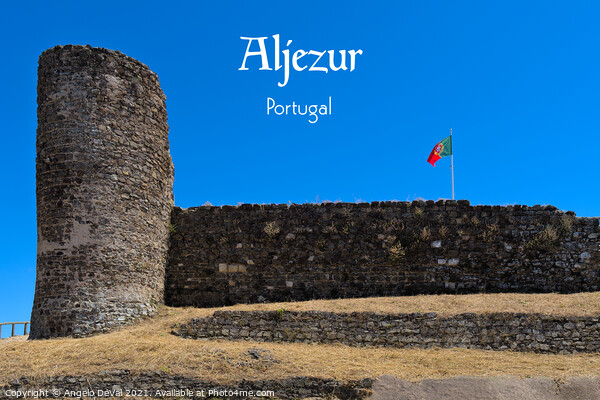 Aljezur Castle Postcard - Portugal Picture Board by Angelo DeVal