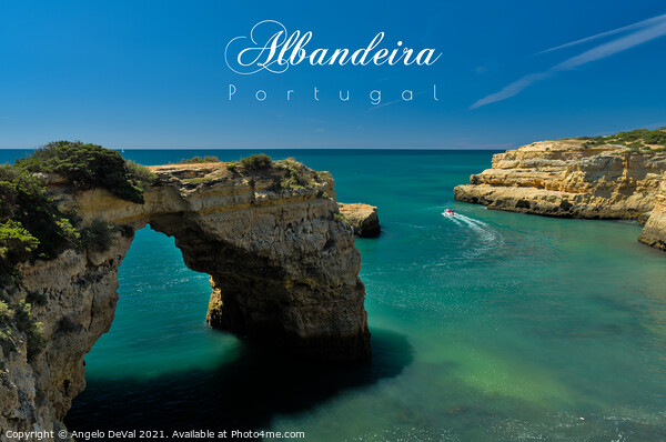 Albandeira Postcard - Portugal Picture Board by Angelo DeVal