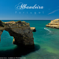 Buy canvas prints of Albandeira Postcard - Portugal by Angelo DeVal