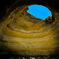 Buy canvas prints of Benagil Cave - Travel Art Algarve by Angelo DeVal