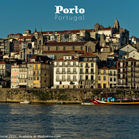 Buy canvas prints of View of Porto and Douro River - Travel Art by Angelo DeVal