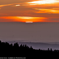 Buy canvas prints of Sunset view from Foia Mountain. Monchique by Angelo DeVal