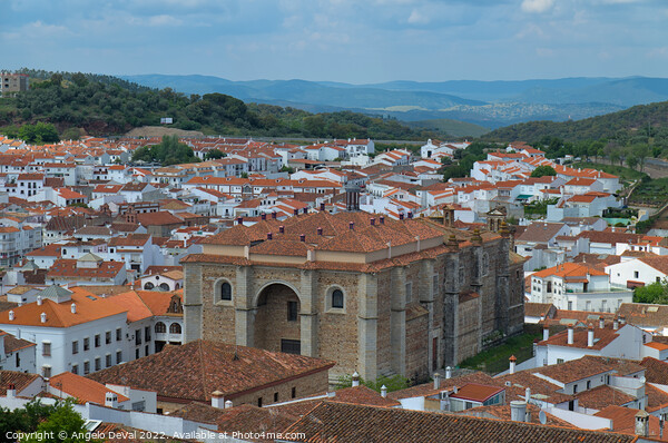 Overview of Aracena city - Spain Picture Board by Angelo DeVal