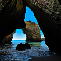 Buy canvas prints of Cave and Arch in Albandeira  by Angelo DeVal