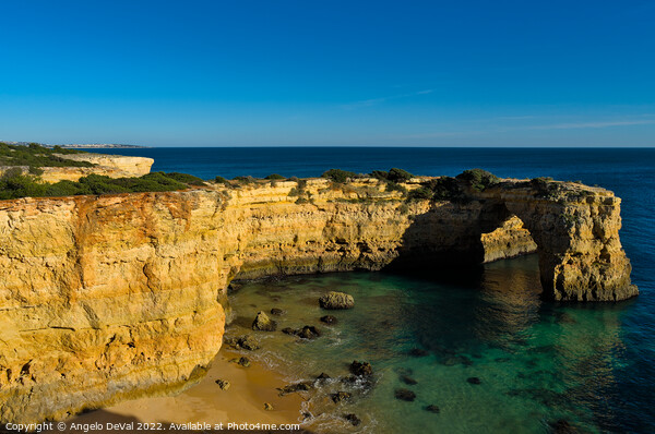 Arch of Albandeira Scenery. Algarve Picture Board by Angelo DeVal