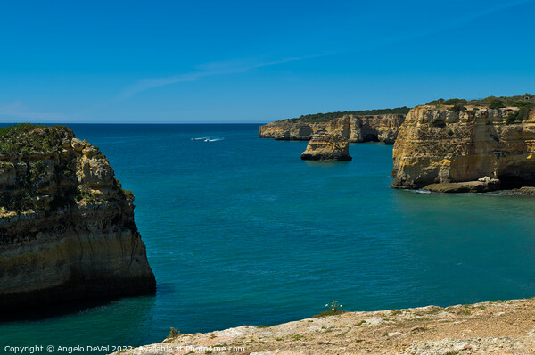 Among the cliffs in Lagoa, Algarve Picture Board by Angelo DeVal