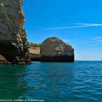 Buy canvas prints of Cliffs of Benagil - Algarve by Angelo DeVal