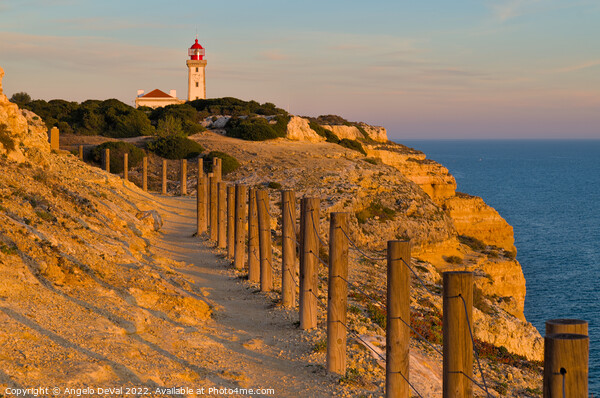 Alfazina Light tower in Carvoeiro Algarve Picture Board by Angelo DeVal