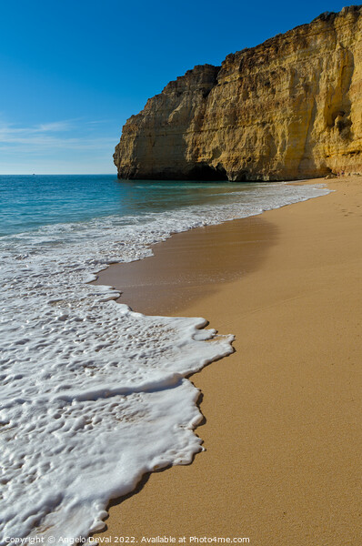 Centianes Beach Waves in Carvoeiro Picture Board by Angelo DeVal