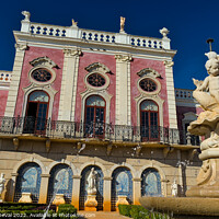 Buy canvas prints of Estoi Palace and Garden Fountain Algarve by Angelo DeVal