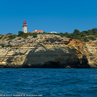 Buy canvas prints of Lighthouse of Alfanzina in Algarve by Angelo DeVal