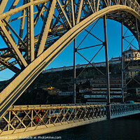 Buy canvas prints of Porto Bridge View by Angelo DeVal