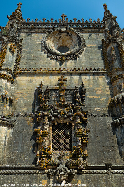 View of the Chapter House Window in Tomar Picture Board by Angelo DeVal