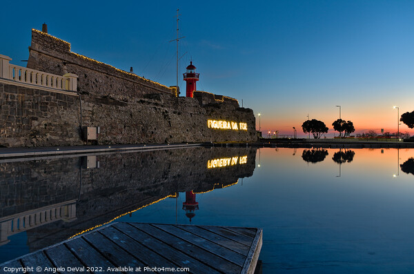 Figueira da Foz during sunset Picture Board by Angelo DeVal