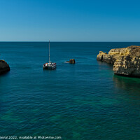 Buy canvas prints of Albufeira Coast Boat Tour by Angelo DeVal