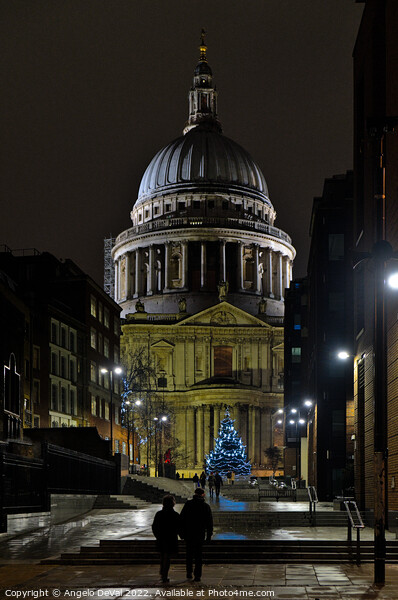 Saint Paul's Cathedral. London Picture Board by Angelo DeVal