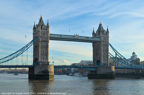 Tower Bridge at afternoon in London Picture Board by Angelo DeVal