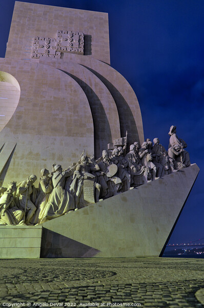 Padrao dos Descobrimentos at night in Lisbon Picture Board by Angelo DeVal