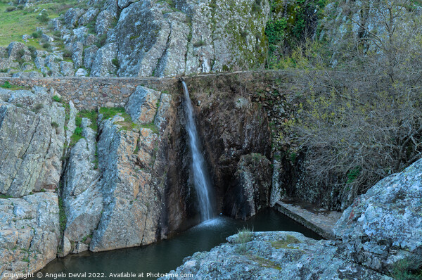 Penha Garcia waterfall Picture Board by Angelo DeVal