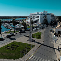 Buy canvas prints of Downtown Faro Overview  by Angelo DeVal