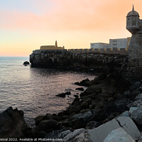 Buy canvas prints of Fort of Peniche and Sea by Angelo DeVal