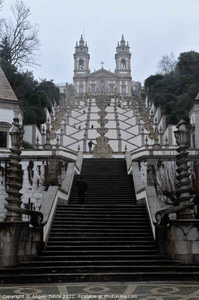 Stairs of Bom Jesus de Braga Picture Board by Angelo DeVal