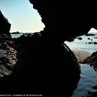 Buy canvas prints of Nossa Senhora Beach Cave Shapes by Angelo DeVal