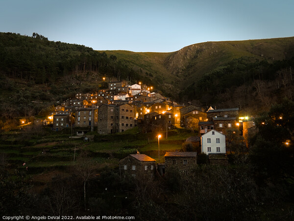 Piodao Mountain Village at Dusk  Picture Board by Angelo DeVal