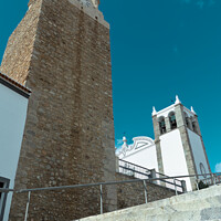 Buy canvas prints of Torre do Relogio Serpa by Angelo DeVal