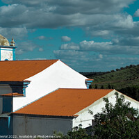 Buy canvas prints of Church and Windmill of Aljustrel by Angelo DeVal