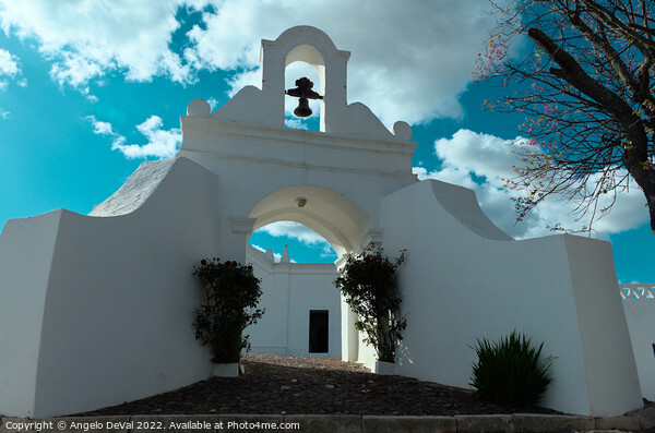 Bell Arch in Aljustrel Castle - Alentejo Picture Board by Angelo DeVal