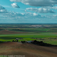 Buy canvas prints of Aljustrel Fields Overview by Angelo DeVal