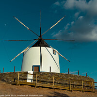 Buy canvas prints of Maralhas Windmill Frontal Angle by Angelo DeVal