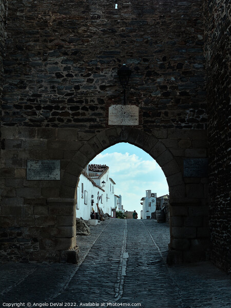Reguengos de Monsaraz Castle Gate Picture Board by Angelo DeVal