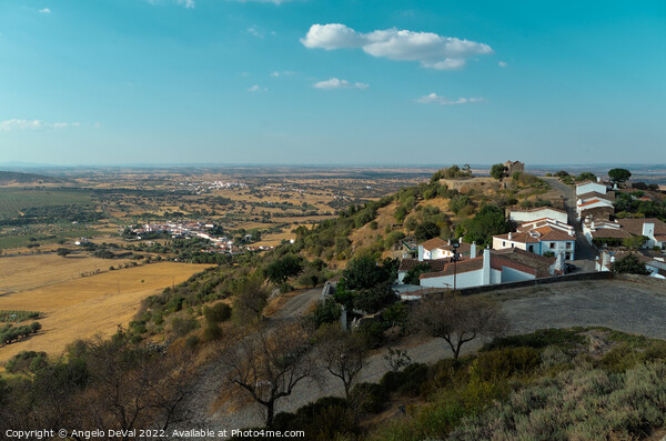 Reguengos de Monsaraz Castle View Picture Board by Angelo DeVal