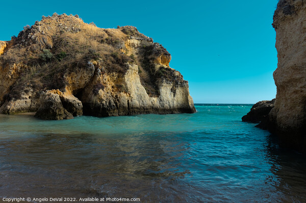 Visiting Praia dos Tres Irmaos in Algarve, Portugal Picture Board by Angelo DeVal