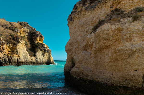 Tres Irmaos Beach Cliffs and Sea in Alvor Picture Board by Angelo DeVal