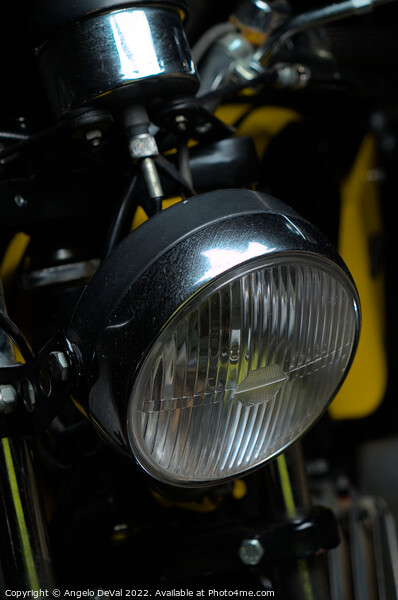 Classic Zundapp bike XF-17 lamp detail Picture Board by Angelo DeVal