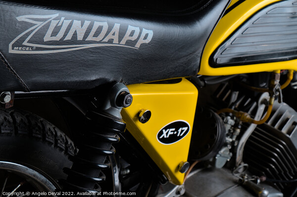 Classic Zundapp bike XF-17 side view Picture Board by Angelo DeVal