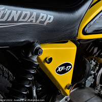 Buy canvas prints of Classic Zundapp bike XF-17 side view by Angelo DeVal