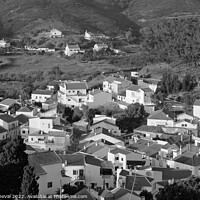 Buy canvas prints of Odeceixe Village in Monochrome  by Angelo DeVal