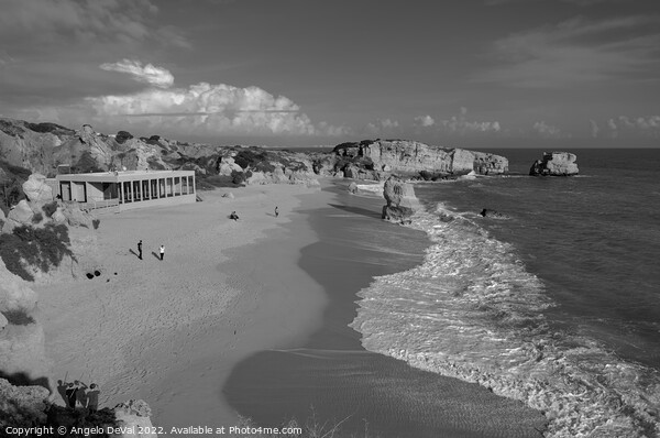 Sao Rafael Beach Overview - Albufeira Picture Board by Angelo DeVal