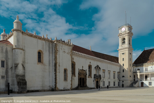 Coimbra University Exterior View Picture Board by Angelo DeVal