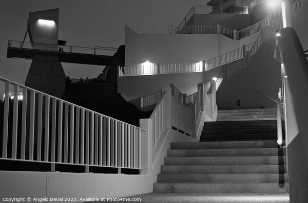 Stairs of Peneco Beach - Albufeira Picture Board by Angelo DeVal