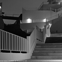 Buy canvas prints of Stairs of Peneco Beach - Albufeira by Angelo DeVal