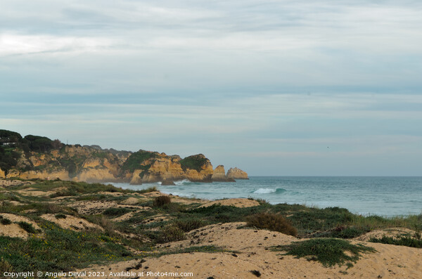 The Majestic Carvoeiro Beach Dunes Picture Board by Angelo DeVal