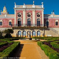 Buy canvas prints of Romantic Palace of Estoi in Algarve by Angelo DeVal
