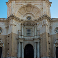 Buy canvas prints of Cadiz Cathedral Facade by Angelo DeVal