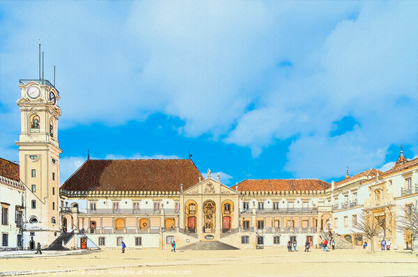 Coimbra University Sketch Picture Board by Angelo DeVal