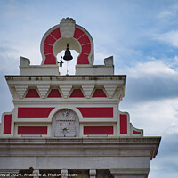 Buy canvas prints of Loule Market Tower Detail by Angelo DeVal